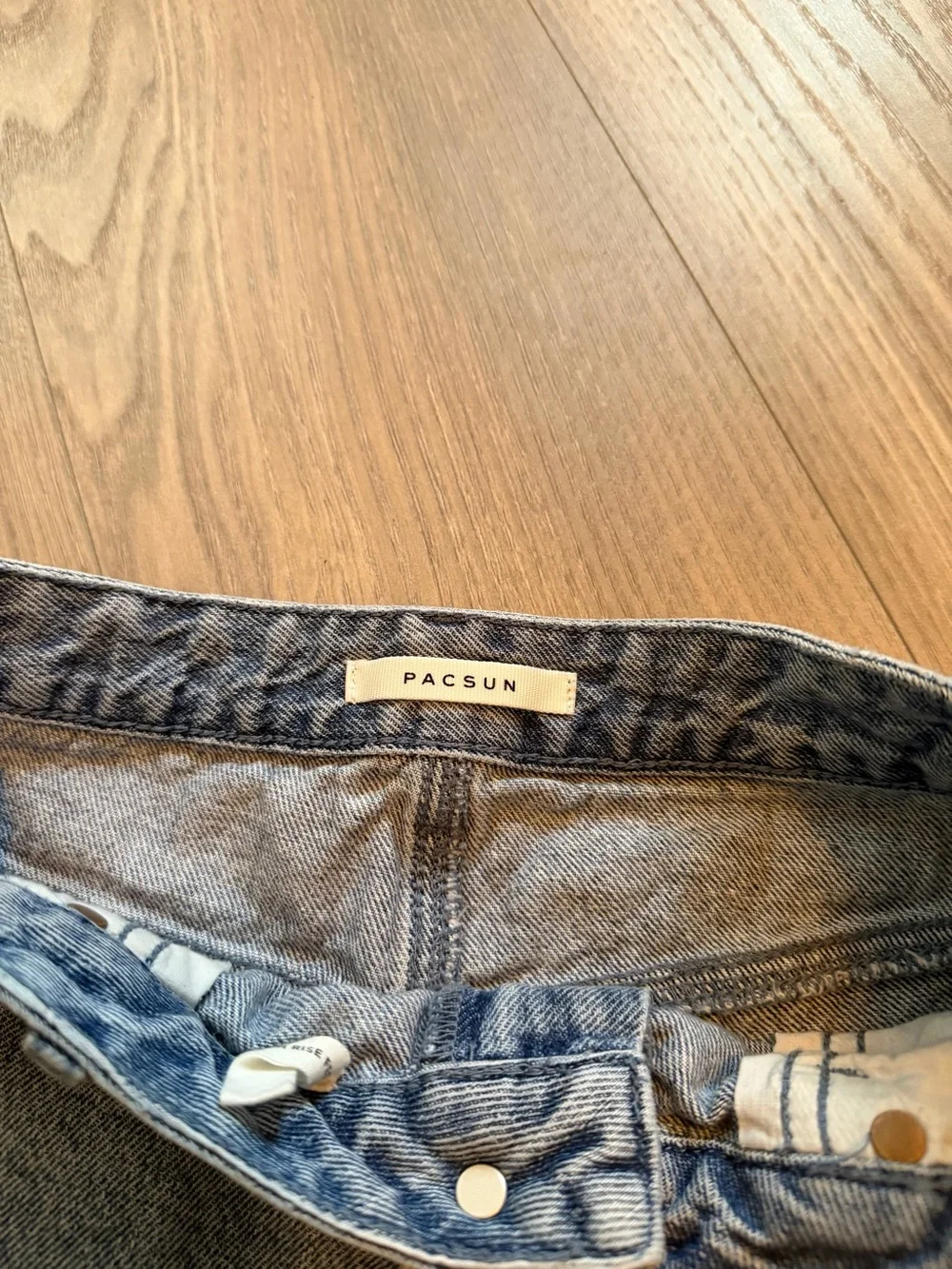 Pacsun High Rise Festival Distressed Denim Cutoff Shorts Size 28